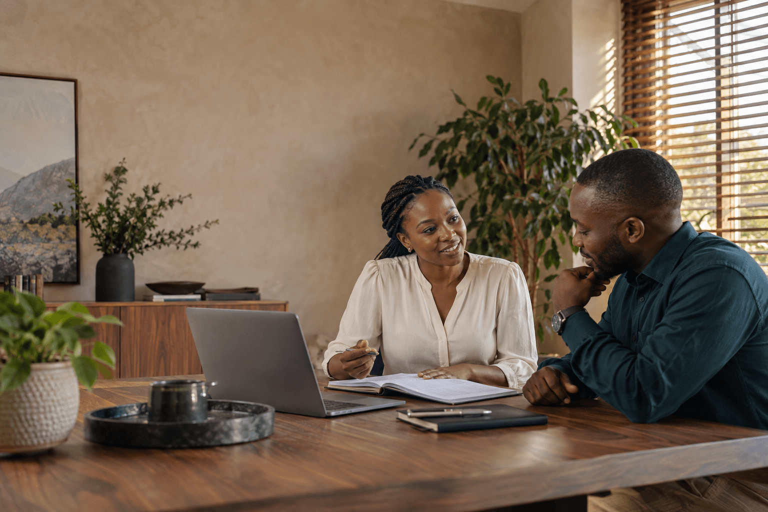 Illustrative business consultation